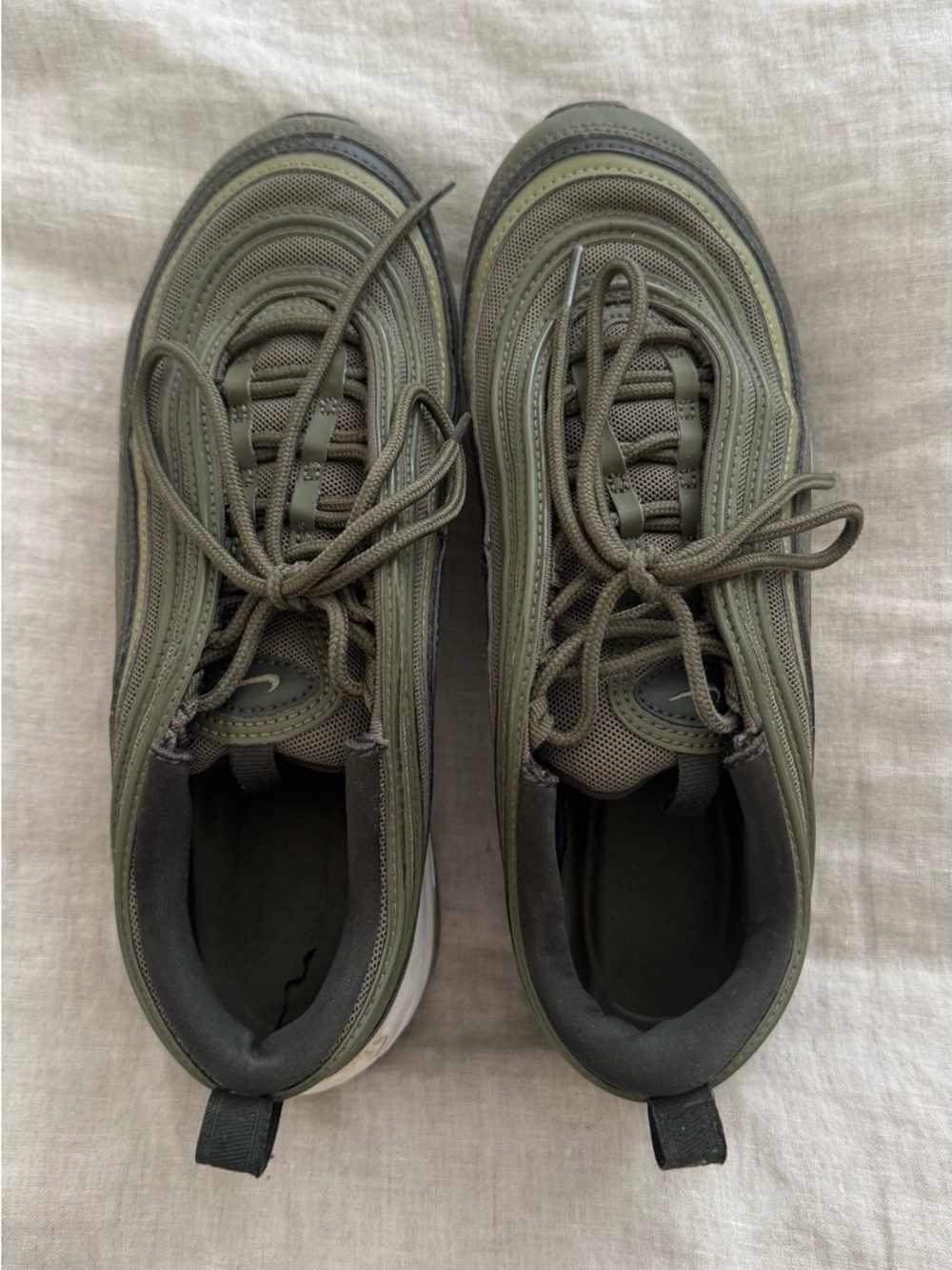 Nike Olive Green Air Max 97 Sneakers